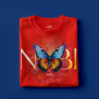 Elevate your style with the soft cotton blend of our Butterfly Tee. Perfect for casual wear, this tee is also machine washable for convenience!