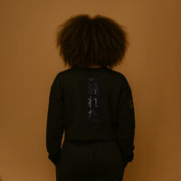Japanese Cropped Sweatshirt