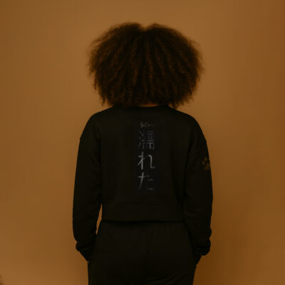 Japanese Cropped Sweatshirt