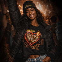 Up In Smoke Heart Tee