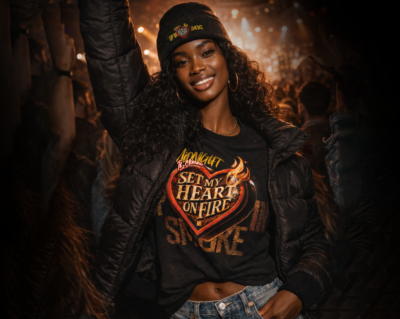 Up In Smoke Heart Tee